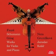 Hudba Fauré, Schumann, Grieg: Sonáty pro housle a klavír