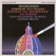 Hudba Mendelssohn: Symfonie č. 4, 5, Hebridy