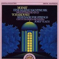 Hudba Mozart: Malá noční hudba, Divertimento pro smyčce D dur; Čajkovskij: Serenáda pro smyčcový orchestr C Dur