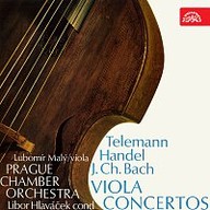 Hudba Telemann, Händel, Bach: Koncerty pro violu a orchestr