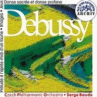 Hudba Debussy: Faunovo odpoledne, Obrazy pro orchestr, Hry, Tance pro harfu a smyčcový orchestr