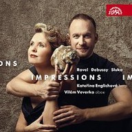 Hudba Impressions / Ravel, Debussy, Sluka: Skladby pro hoboj a harfu