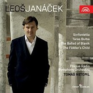 Hudba Janáček: Sinfonietta, Šumařovo dítě, Balada blanická,Taras Bulba
