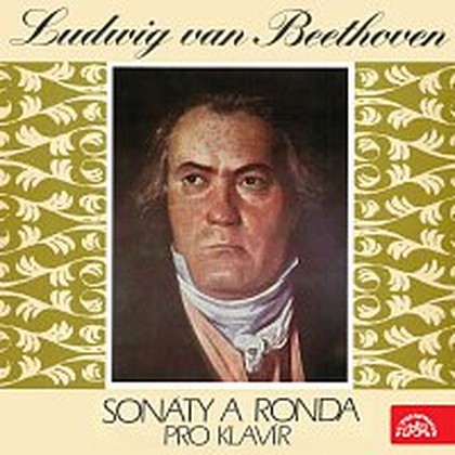 Hudba Beethoven: Sonáty a ronda pro klavír