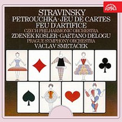 Hudba Stravinskij: Petruška, Hra v karty, Ohňostroj