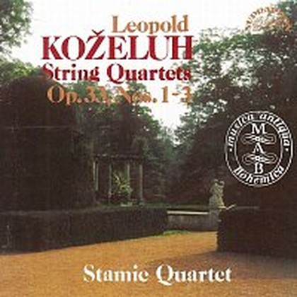 Hudba Koželuh: Smyčcové kvartety 1-3, op. 33