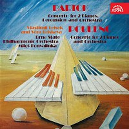 Hudba Bartók: Koncert pro dva klavíry, bicí a orchestr, Poulenc: Koncert pro dva klavíry a orchestr
