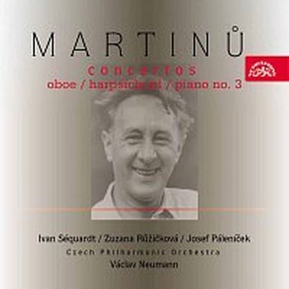 Hudba Martinů: Koncert pro hoboj a malý orchestr, Koncert pro cembalo a malý orchestr, ....