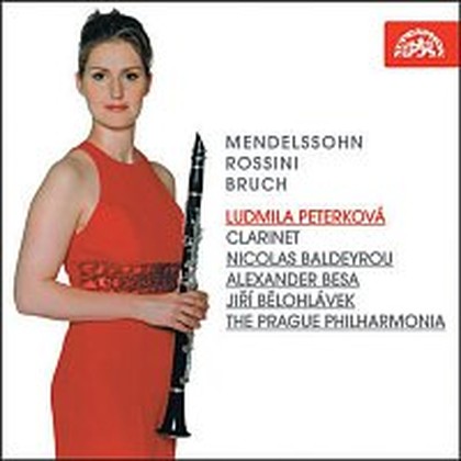 Hudba Mendelssohn-Bartholdy / Rossini / Bruch : Skladby pro klarinet a orchestr