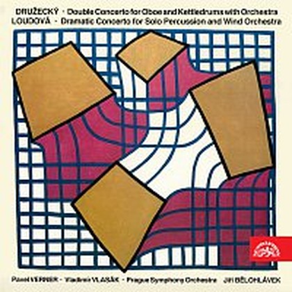 Hudba Družecký: Dvojkoncert pro hoboj a tympány s doprovodem orchestru, Loudová: Dramatic Concerto pro sólové bicí nástroje a dechy