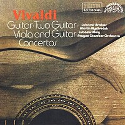 Hudba Vivaldi: Koncerty pro kytaru, smyčce...