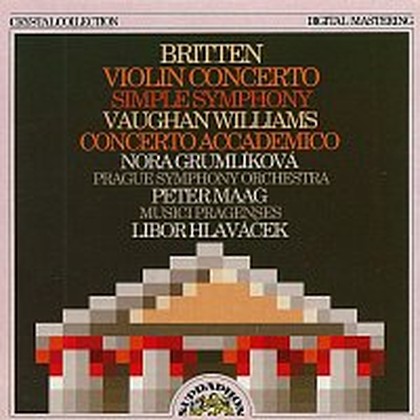 Hudba Britten, Williams: Houslový koncert d moll, Prostá symfonie - Akademický koncert
