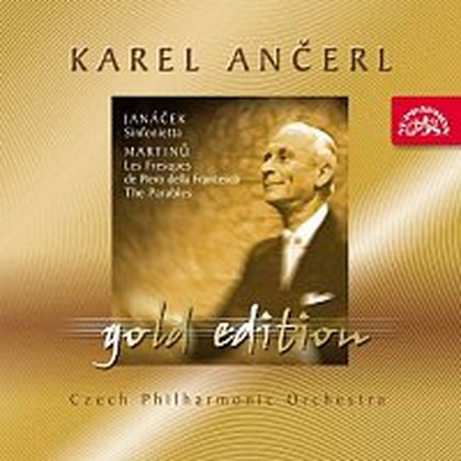 Hudba Ančerl Gold Edition 24. Janáček: Sinfonietta - Martinů: Fresky Piera della Francesca, Paraboly