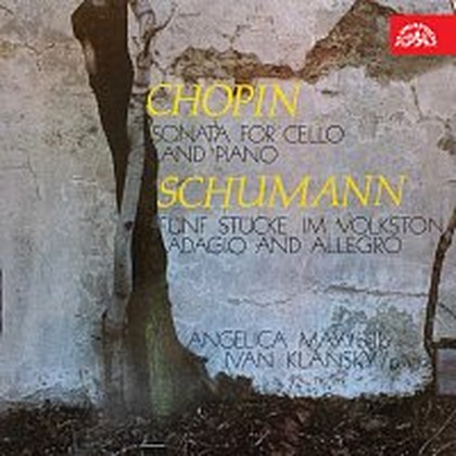 Hudba Chopin: Sonáta pro violoncello a klavír, Schumann: Pět skladeb v lidovém tónu, Adagio a allegro