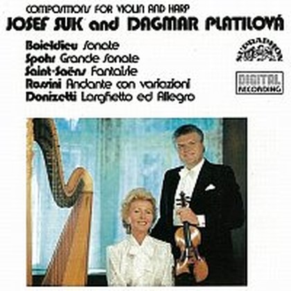 Hudba Spohr, Donizetti, Saint-Saëns, Rossini, Boieldieu: Skladby pro housle a harfu