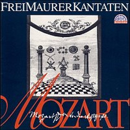 Hudba Mozart: Zednářské kantáty a písně