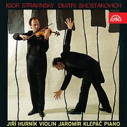 Hudba Stravinskij: Divertimento pro housle a klavír, Šostakovič: Sonáta pro housle a piano