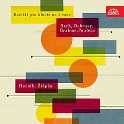 Hudba Recital pro klavír na 4 ruce /Bach, Debussy, Brahms, Poulenc