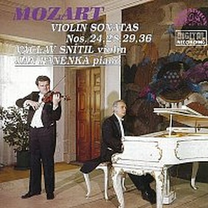 Hudba Mozart: Sonáty pro housle a klavír č. 24,21, 29, 36