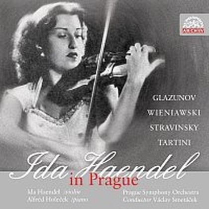 Hudba Ida Haendel in Prague. Glazunov & Wieniawski: Koncerty pro housle a orchestr - Stravinskij: Divertimento - Tartini: Ďáblův trylek