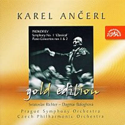 Hudba Ančerl Gold Edition 10. Prokofjev: Symfonie č. 1 D dur, Koncerty pro klavír a orchestr č. 1 a 2