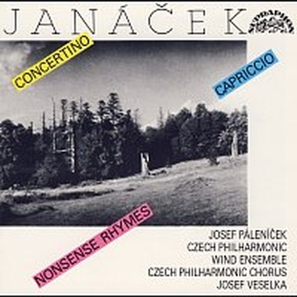 Hudba Janáček: Concertino, Capriccio, Říkadla