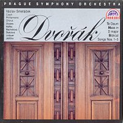 Hudba Dvořák: Mše D dur, Biblické písně 1-5, Te Deum