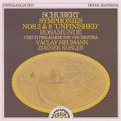 Hudba Schubert: Symfonie č. 3, 8, Rosamunda