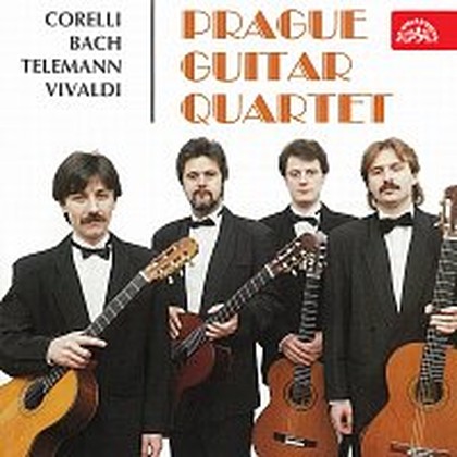 Hudba Corelli, Bach, Telemann, Vivaldi: Prague Guitar Quartet