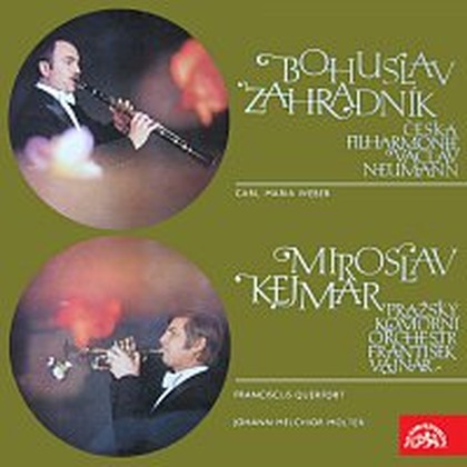Hudba Weber: Koncert pro klarinet a orchestr, Querfort, Molter: Koncerty pro trubku, smyčce a cembalo