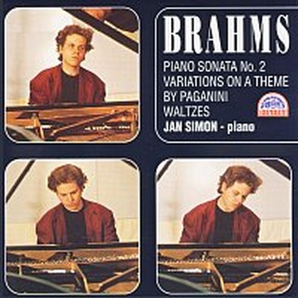 Hudba Brahms: Klavírní sonáta č. 2, Variace na Paganiniho téma, Valčíky